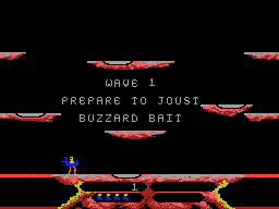 Joust title screen for Colecovision